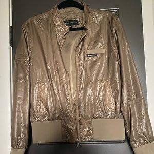 Light brown thin MembersOnly jacket